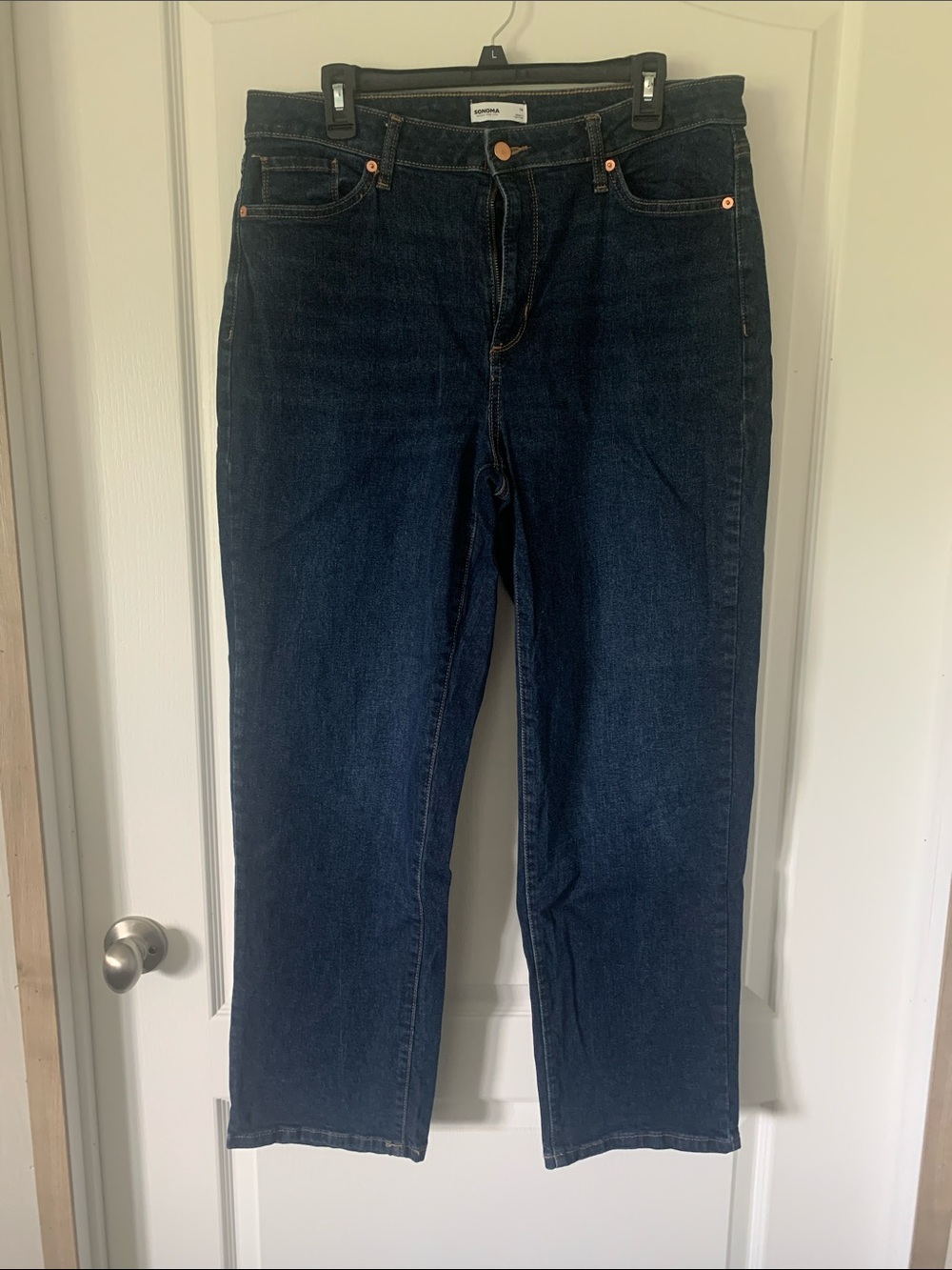 Sonoma Deep Indigo Boot Cut Women's Jeans Size 14